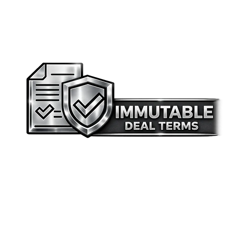 Immutable Deal Terms